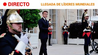 JJOO PARÍS 2024 MACRON recibe a LÍDERES MUNDIALES antes de la INAUGURACIÓN  RTVE Noticias [upl. by Levitus]