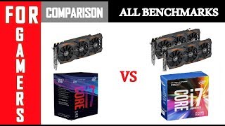 I7 7700KGTX 1080Ti SLI vs I7 8700KGTX 1080Ti  Comparison [upl. by Okimat248]