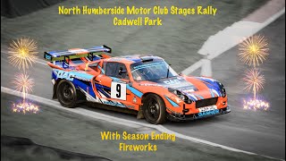 North Humberside Motor Clubs Stages Rally amp Fireworks at Cadwell Park [upl. by Sioled]