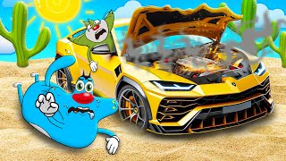 Roblox Dusty Trip With New Car ftOggy And Jack [upl. by Nahsez998]