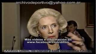 DiFilm  Declaraciones de Amalia Lacroze de Fortabat en USA 1991 [upl. by Philippa]