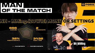 NH MMing MONITOR SETTINGS pgs5 pubg mming monitor pubgsettings pubgpro settings sensitivity [upl. by Sucram]