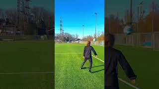 The first touch 🤯 and the pass 😱 ballerfits passing passingskills firsttouch football [upl. by Merriam]