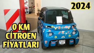 0 KM CİTROEN FİYATLARI  2024 Model  Ami C3 Aircross Berlingo ve C4 Fiyat Listesi [upl. by Ynabe953]