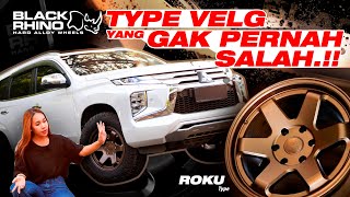 bukan RAYS TE37 MODEL quotVelg yang gak pernah salahquot BLACKRHINO ROKU RING 18 DI PAJERO SPORT [upl. by Narag]