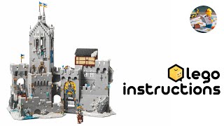 LEGO Instruction  Bricklink 910029  Mountain Fortress [upl. by Kareem]