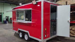 8 X 12 Food Concession Trailer Fully Loaded With Every Option [upl. by Leif257]