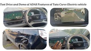 Test Drive amp Demo of AdasAdvance Driver Assistant System Features in TATA Curvv EV [upl. by Nicki]