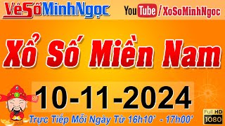 XSMN Minh Ngọc  Trực tiếp Xổ Số Miền Nam  KQXS Miền Nam ngày 10112024 KQXS Hôm Nay XSTT XSKT [upl. by Eillat]