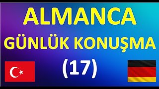 ALMANCA GÜNLÜK KONUŞMA17 [upl. by Ateiluj]