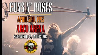 Guns N Roses  April 3rd 1993  ARCO Arena Sacramento CA United States [upl. by Ahdar853]