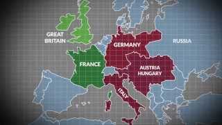 5 Major Treaties amp Alliances in the Build Up to World War One [upl. by Ellekim]