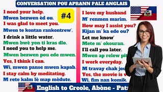 CONVERSATION 4 POU APRANN PALE ANGLAIS  KOU ANGLAIS ONLINE  APRANN PALE ANGLÈ [upl. by Houghton]