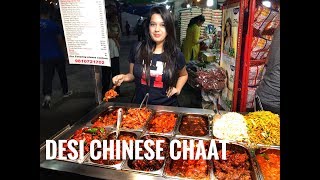 CHINESE CHAAT FOR RS 200  DESI CHINESE  CR Park [upl. by Montford]