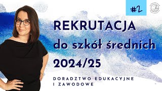 Rekrutacja do szkoły średniej 2024 [upl. by Scrogan]