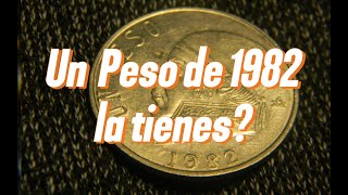 Un Peso Morelos 1982 moneda mexicana [upl. by Iad]