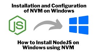 Install Nodejs npm using NVM on Windows  Easy Tutorial [upl. by Letnohc]