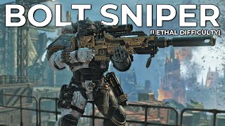 Space Marine 2 – Buffed Sniper Bolt Rifle Is Finally STRONG Solo Lethal Difficulty [upl. by Rebor]