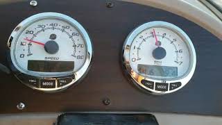 Top speed Maxum 2400 scr amp Mercruiser 62 L 300HP [upl. by Liman]