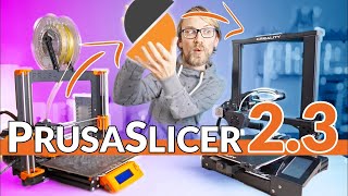 Use the new PrusaSlicer 23 with ANY 3D Printer [upl. by Yemirej843]