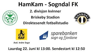 HamKam  Sogndal FK fotballstudio 22 juni 2024 [upl. by Anibor756]