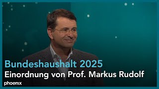 Bundeshaushalt 2025 Interview mit Finanzwissenschaftler Prof Markus Rudolf  050724 [upl. by Keithley55]