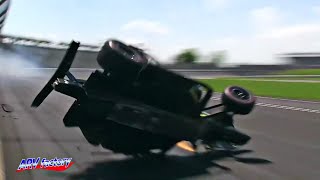 James Hinchcliffe Crash 2019 Indy 500 Qualifying [upl. by Hahnert809]