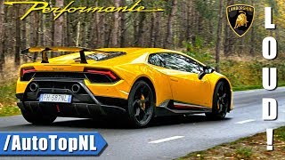 Lamborghini Huracan Performante LOOKS SOUND amp DRIVE by AutoTopNL [upl. by Aivizt184]