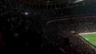 GalatasarayRize Tribün Işık Show Şampiyonsun Galatasaray [upl. by Fernande]