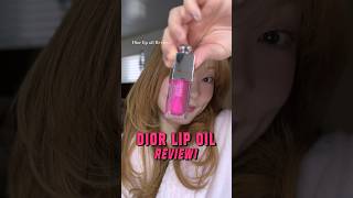 DIOR Lip Oil Review💋 Addict Lip Glow Oil 07 Raspberry Lipoil [upl. by Ggerg]