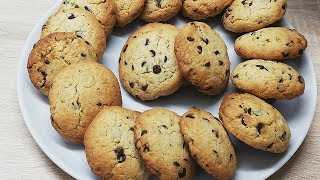 COOKIES AUX PEPITES DE CHOCOLAT ET PISTACHE ÉCONOMIQUE ET FACILE CUISINE RAPIDE [upl. by Moyra336]