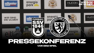 ULMEBS  Die Pressekonferenz vor dem Spiel [upl. by Ezzo663]