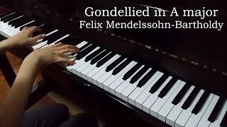 Gondellied in A major U 136 Mendelssohn [upl. by Oos836]