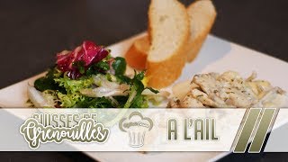 Les cuisses de grenouilles ail amp crème  MyTaste Cuisine [upl. by Anhej260]