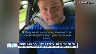 Pinellas Co Deputy fired after inappropriate content on social media [upl. by Dareen]