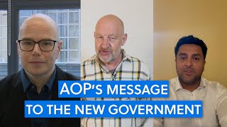 AOPs message to the new government [upl. by Ilrahs]