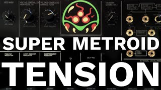 Super Metroid  Tension Analog Synth Remake [upl. by Nrubyar126]