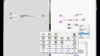 Labview Basic Array and String Part4 [upl. by Ayyidas]