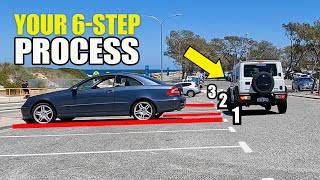 Reverse Bay Parking LeftSide Approach 6 Steps [upl. by Haissi]