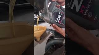 OIL CHANGE automobile engineoil oil enginebrandoil [upl. by Ylicec143]