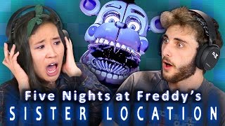 FIVE NIGHTS AT FREDDYS SISTER LOCATION REACT Gaming [upl. by Alleb]