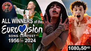 All Winners 🥇 of the Eurovision Song Contest 19562024 [upl. by Aziaf]