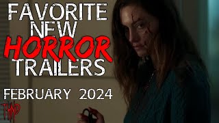 Horror Movies Coming Soon  February 2024  Favorite New Horror Trailers [upl. by Ateval730]