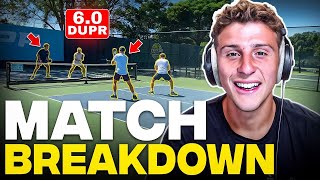 ProLevel Pickleball Match Breakdown Learn KEY Strategies for Smarter Play [upl. by Naicul]