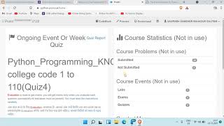 python demo quiz  IIT Kanpur prutor python quiz 4 solution [upl. by Allister]