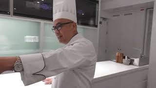 EXCELLENT VIKING SATURN GALLEY TOUR WITH EXECUTIVE CHEF SINGH [upl. by Asreht]