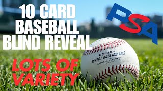 10 Baseball Cards PSA Blind Reveal upcharge [upl. by Ymarej]