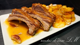 COSTILLAS A LA CERVEZA RECETA FÁCIL [upl. by Kubetz]