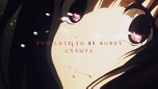 Hyouka  TOO LATE TO BE SORRY [upl. by Crespi29]