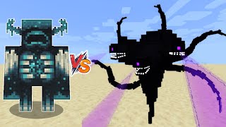 Warden vs Wither storm  Who will win  Wither storm fusion vs Warden [upl. by Orthman]